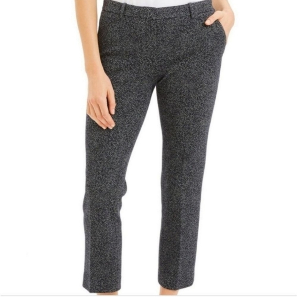 Theory Rashel Dashed Wool Trousers